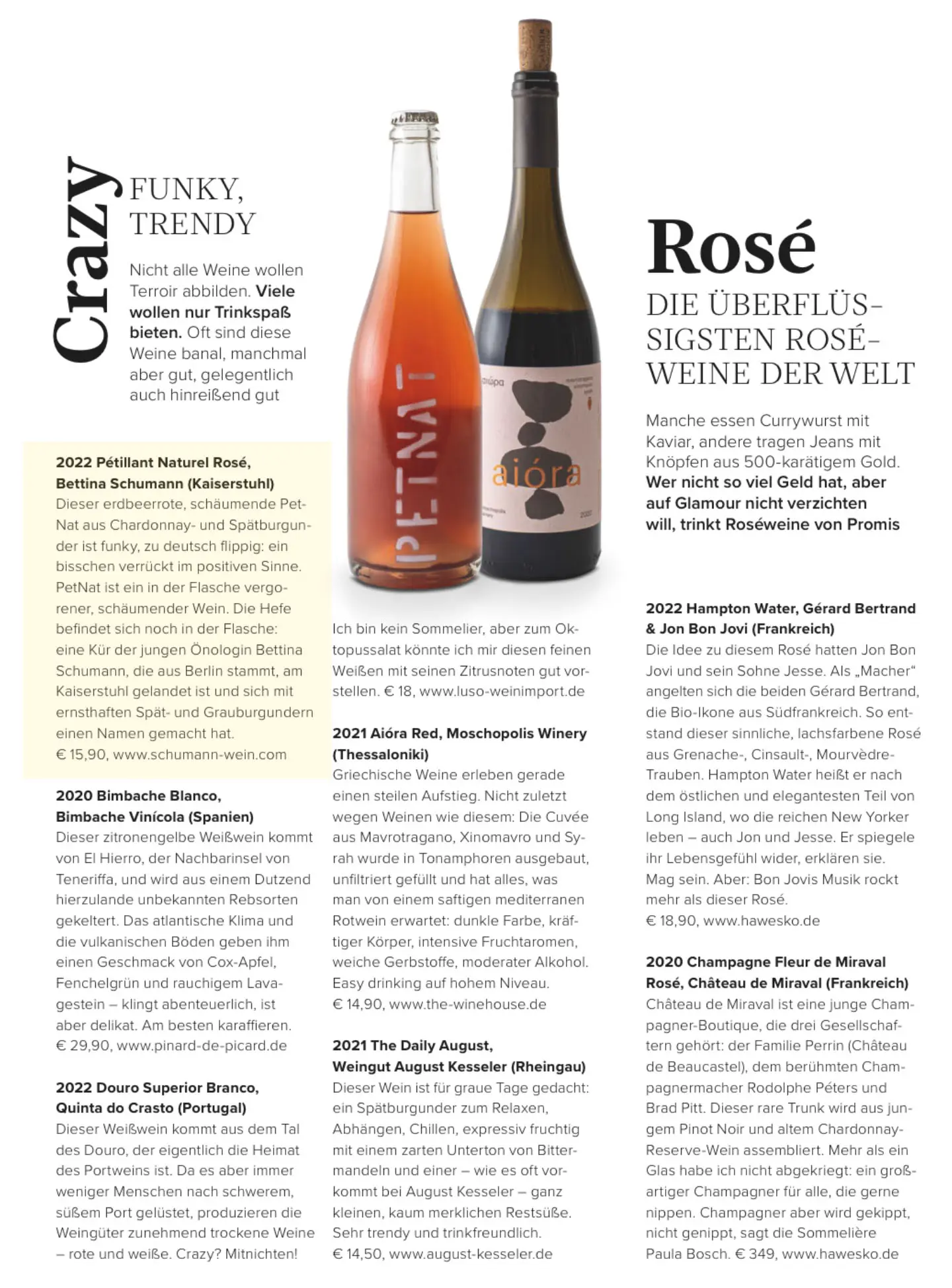 Weinhaus Bettina Schumann UG utmärkelse